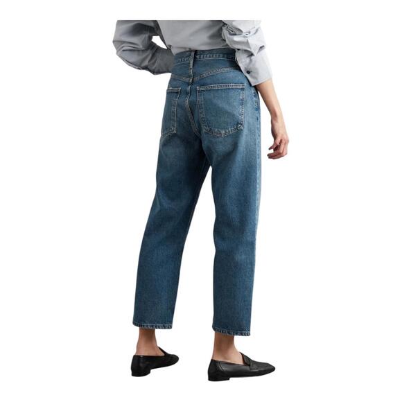 AGOLDE '90s Crop Mid-Rise Straight Leg Jeans Size 27 New - Picture 3 of 10